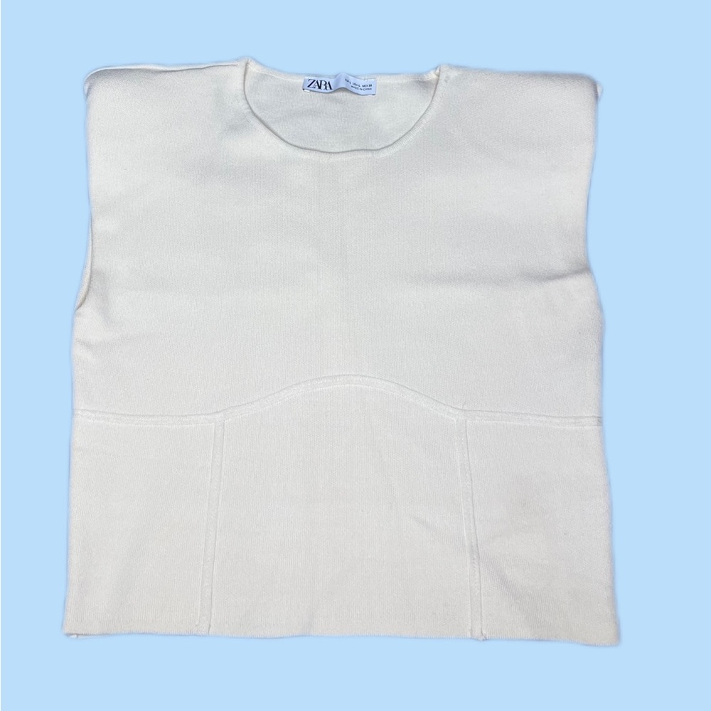 Zara shoulder pad bandage top